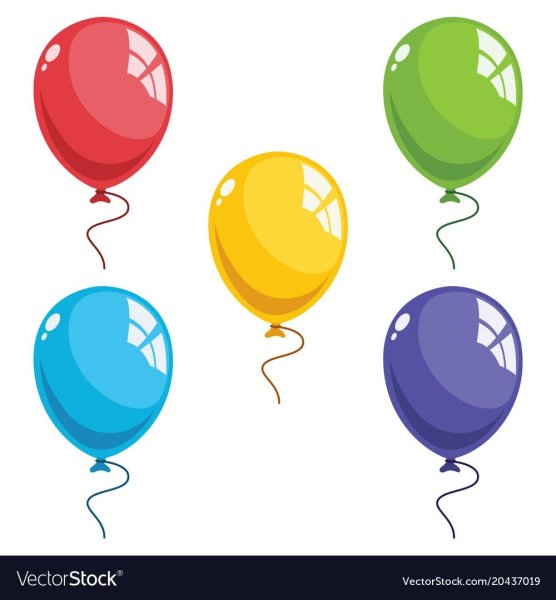 Стикеры шарики воздушные