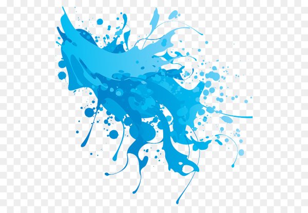 Нарисованные брызги