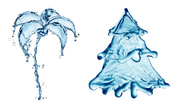 Акварельные брызги