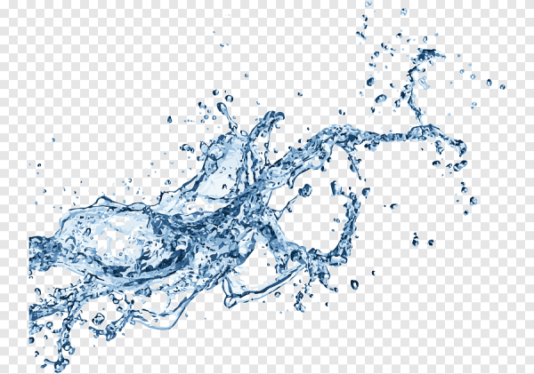 Эффект брызг воды