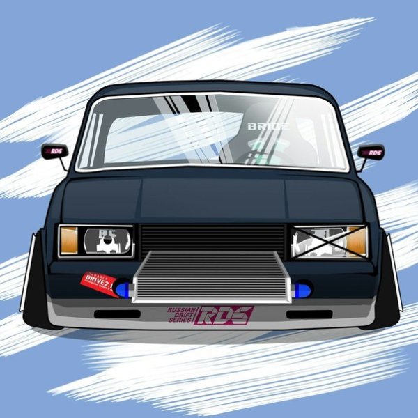 ВАЗ 2107 Боевая классика арт