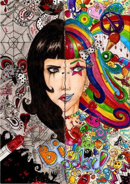 Фотосессия в стиле психоделика