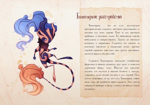 Монстры психических расстройств от художника Тоби Аллена