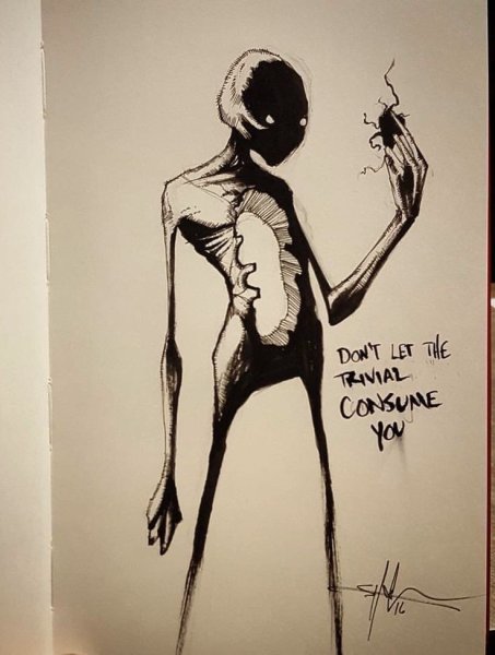 Шон Косс рисунки психические заболевания