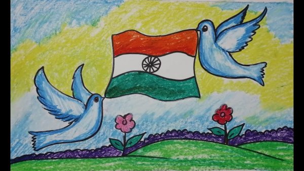 Рисунок на тему день Республики