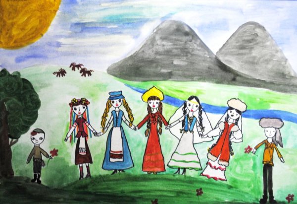 Конкурс рисунков на тему народы России