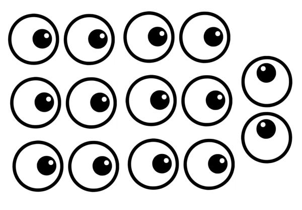 Глазки для аппликации