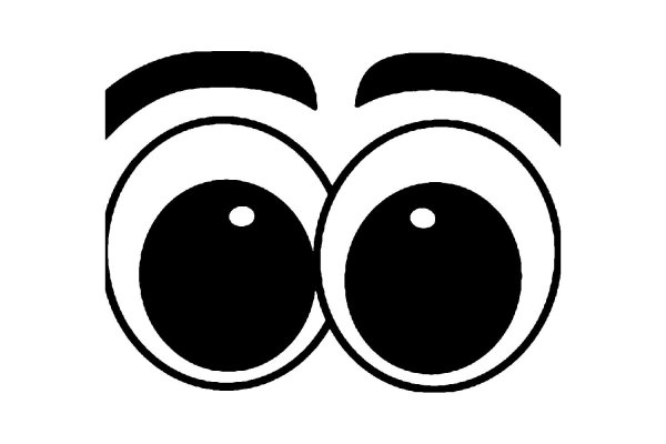 Глаза мультяшные