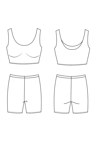 Топ бра выкройка