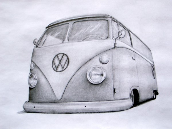 Нарисовать Фольксваген