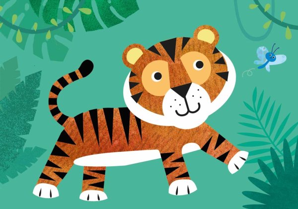 Тигр рисунок