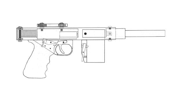 Пистолет пулемет Борз чертежи