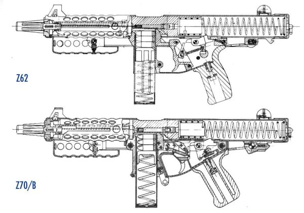 ПП Беретта м12 чертеж