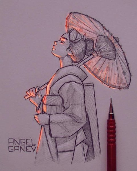 Angel Ganev Карандашные рисунки