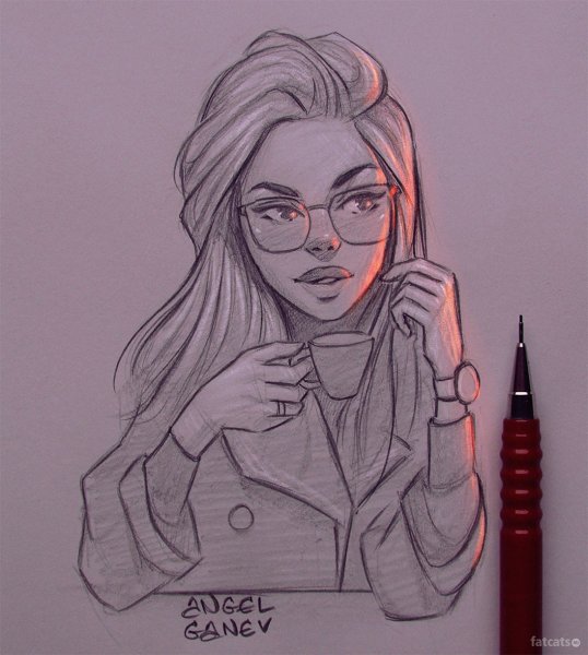 Angel Ganev карандашом