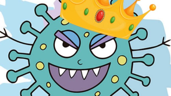 Коронавирус мультяшный