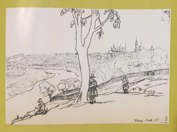 Зарисовки Орской крепости Василия Жуковского Жуковского