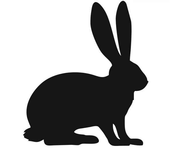 Силуэты животных для детей