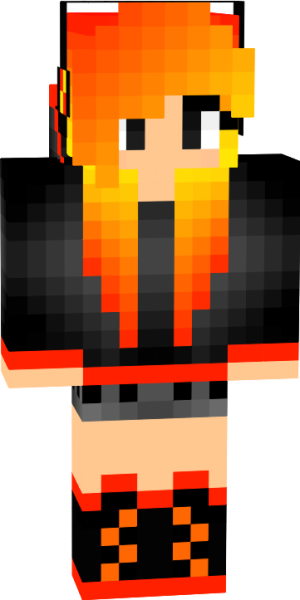 Скин Огненная девочка