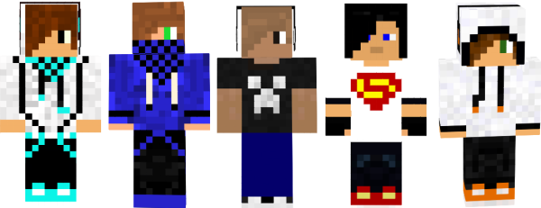 Рисунки скинов в МАЙНКРАФТЕ