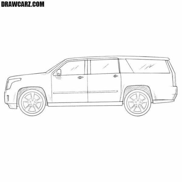 Cadillac Escalade раскраска
