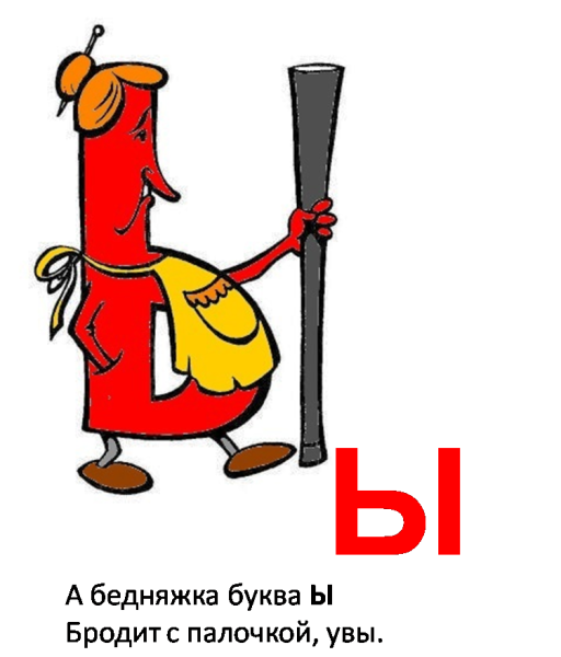 На что похожа буква ы