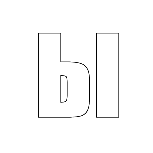 Буква ы трафарет