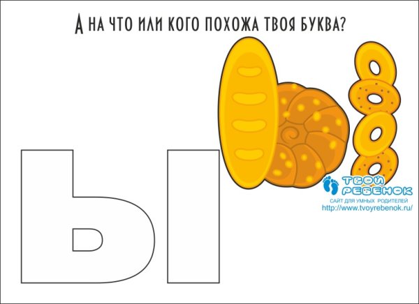 На что похожа буква ы