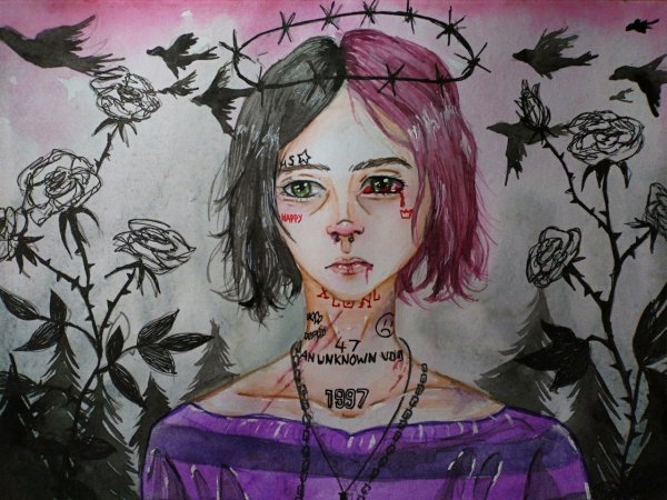 Джизус рисунок рэпер