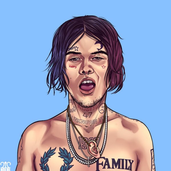 Джизус рисунок рэпер