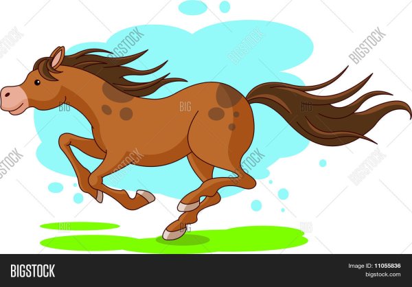 Бегущая лошадь для детей