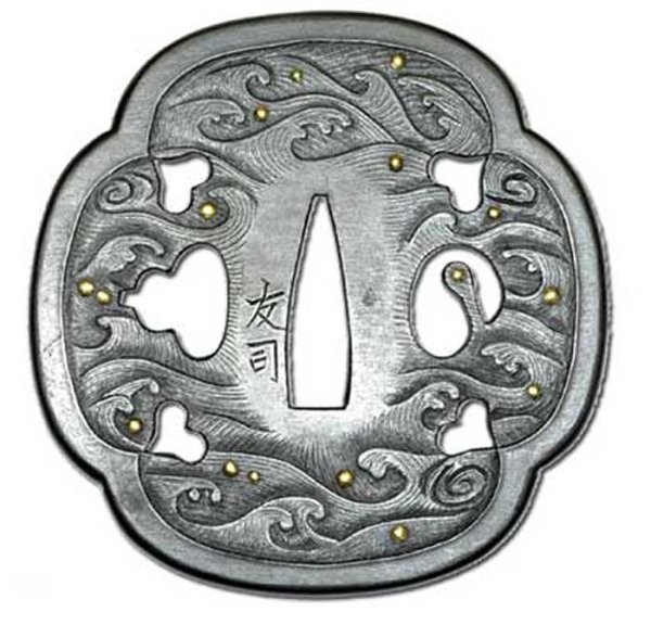 Катана цуба чертеж