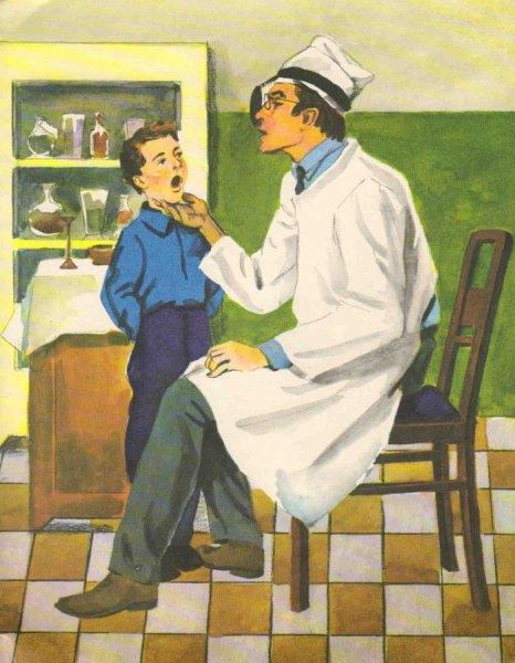 Раскраска медицинская сестра