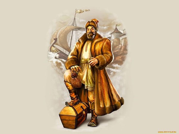 Костюм купца рисунок