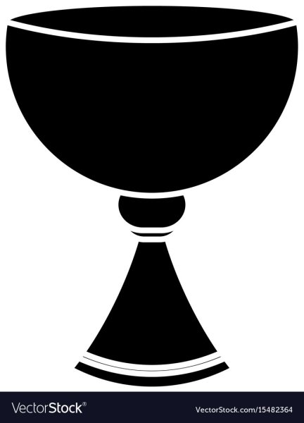 Грааль чаша в векторе