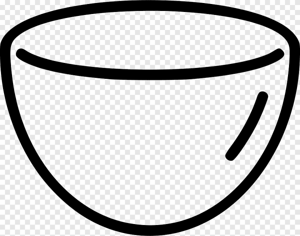 Миска силуэт