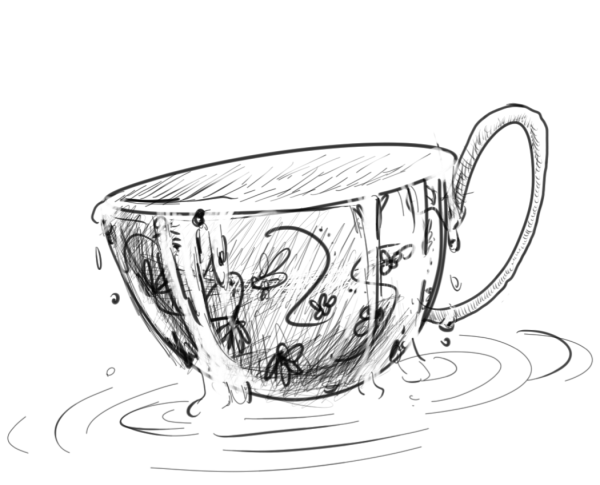 Кружка карандашом