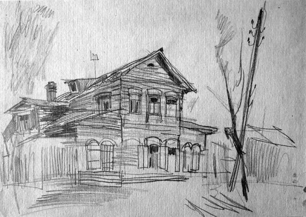 Пленэр - старый Иркутск