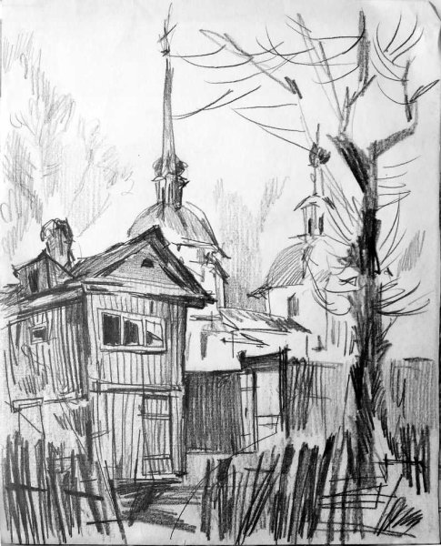 Пленэрные зарисовки Питера