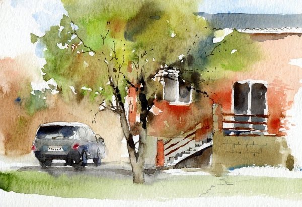 Этюды Васнецова пленэрные