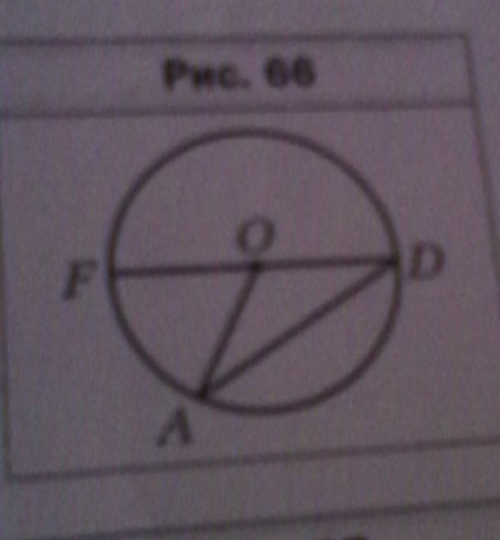 Рисунок окружность с центром в точке о