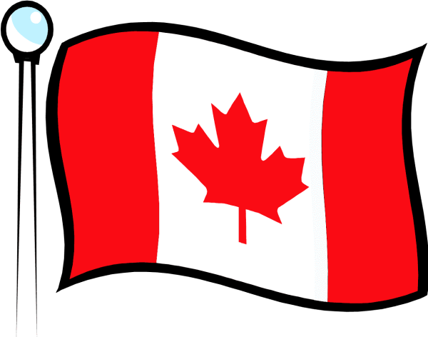 Флаг Канады cartoon