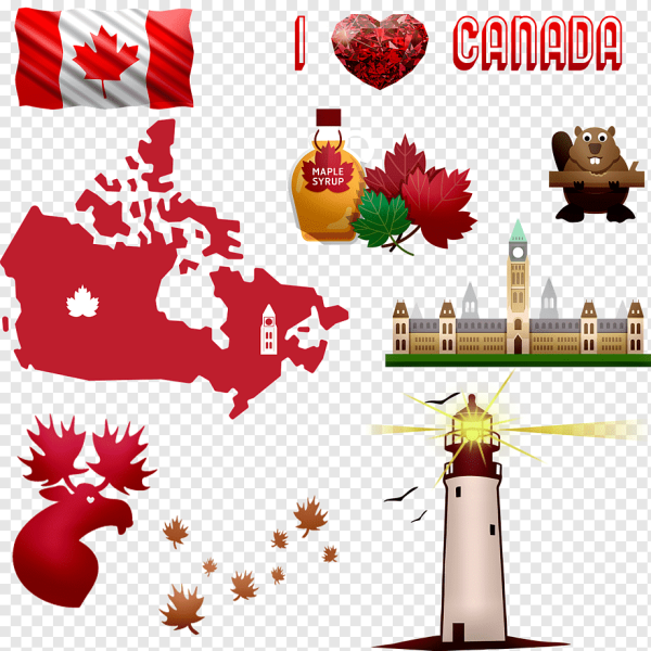 Достопримечательности Канады рисунки