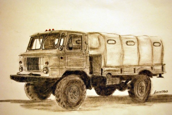 Шишига ГАЗ 66 рисунок