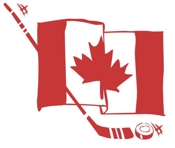 Флаг Канады хоккей