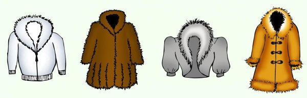 Шуба рисунок для детей