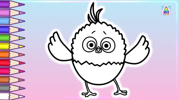 Раскраски для детей цып цып