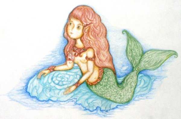 Иллюстрация к русалочке 4 класс