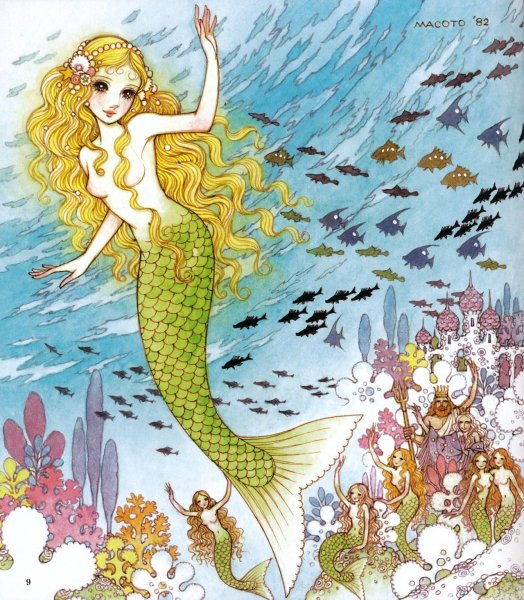 Рисунок Русалочка Ганс христиан Андерсен