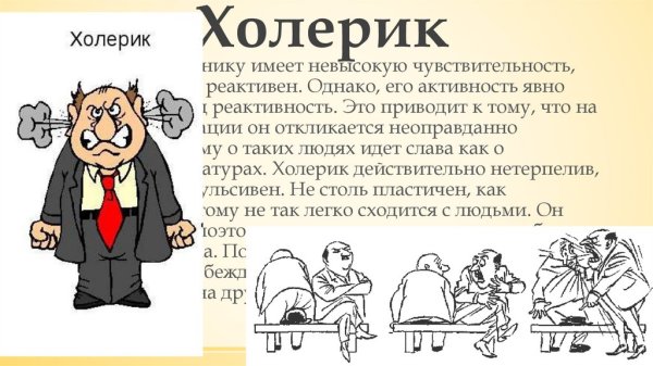 Холерик картинки